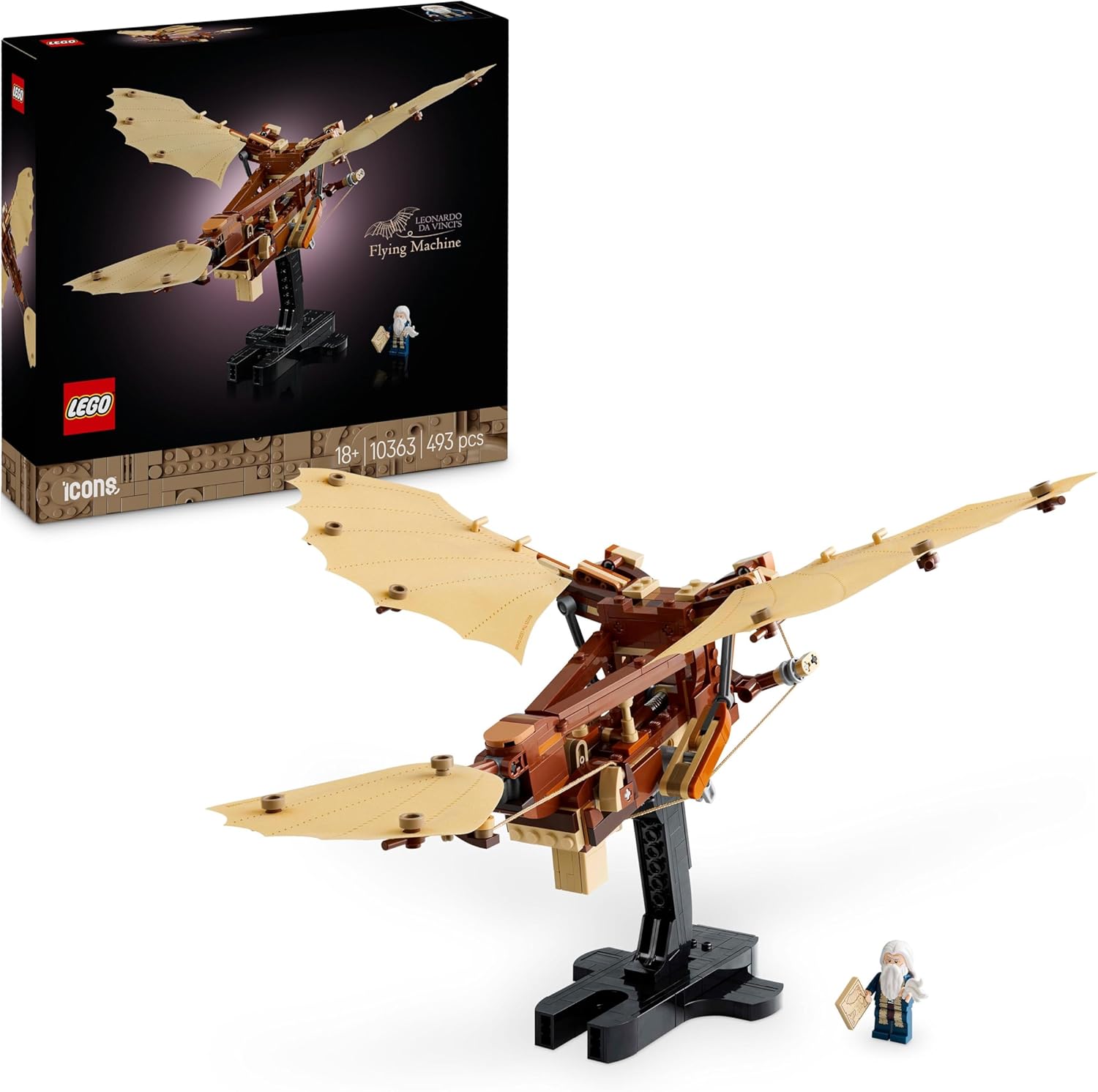 LEGO 10363 MACCHINA VOLANTE DI LEONARDO DA VINCI ICONS