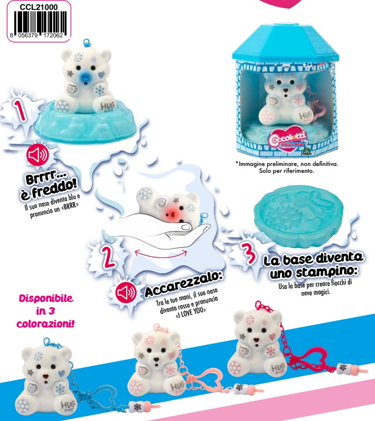 GIOCHI PREZIOSI CCL21000 COCCOLOTTI POLAR BEAR