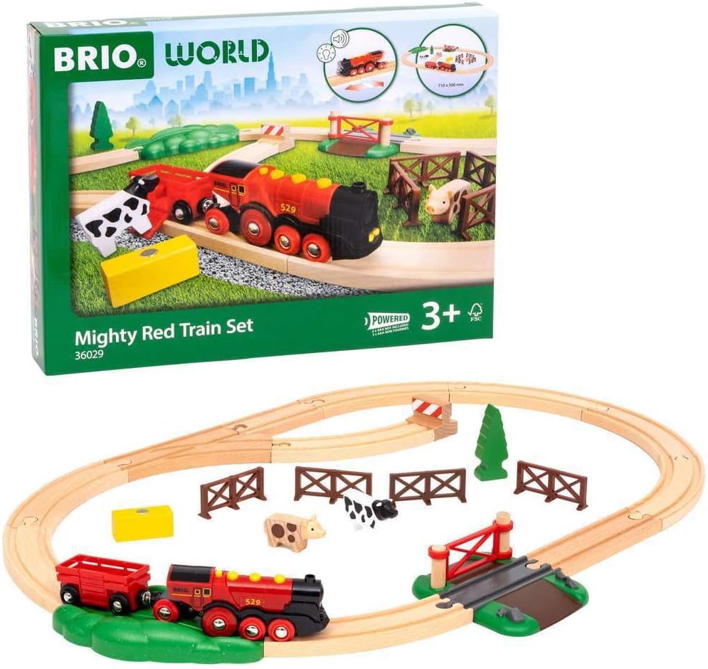 BRIO 36029 MIGHTY RED TRAIN