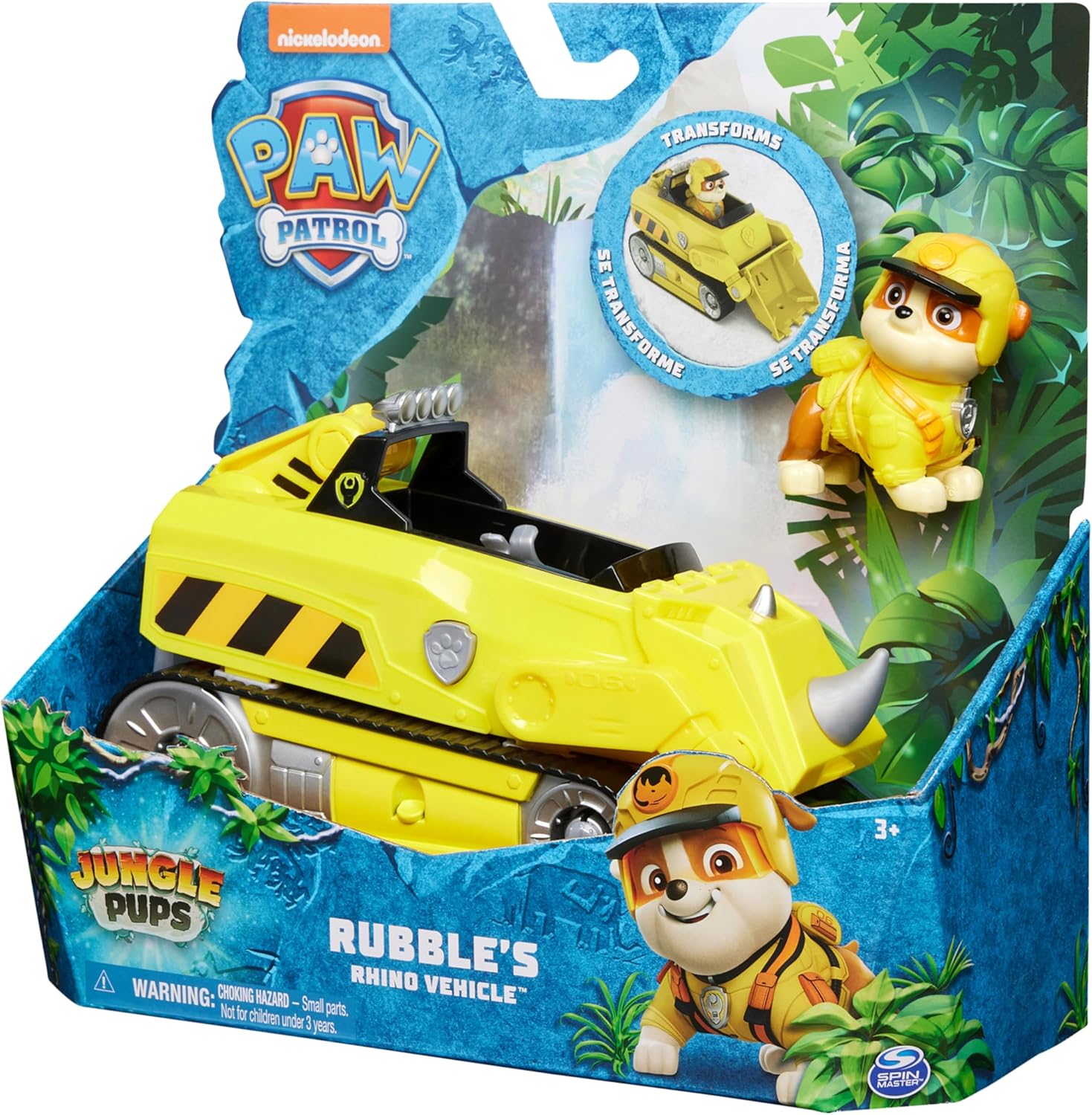 SPINMASTER 6067761 PAW PATROL VEICOLO GIUNGLA RUBBLE