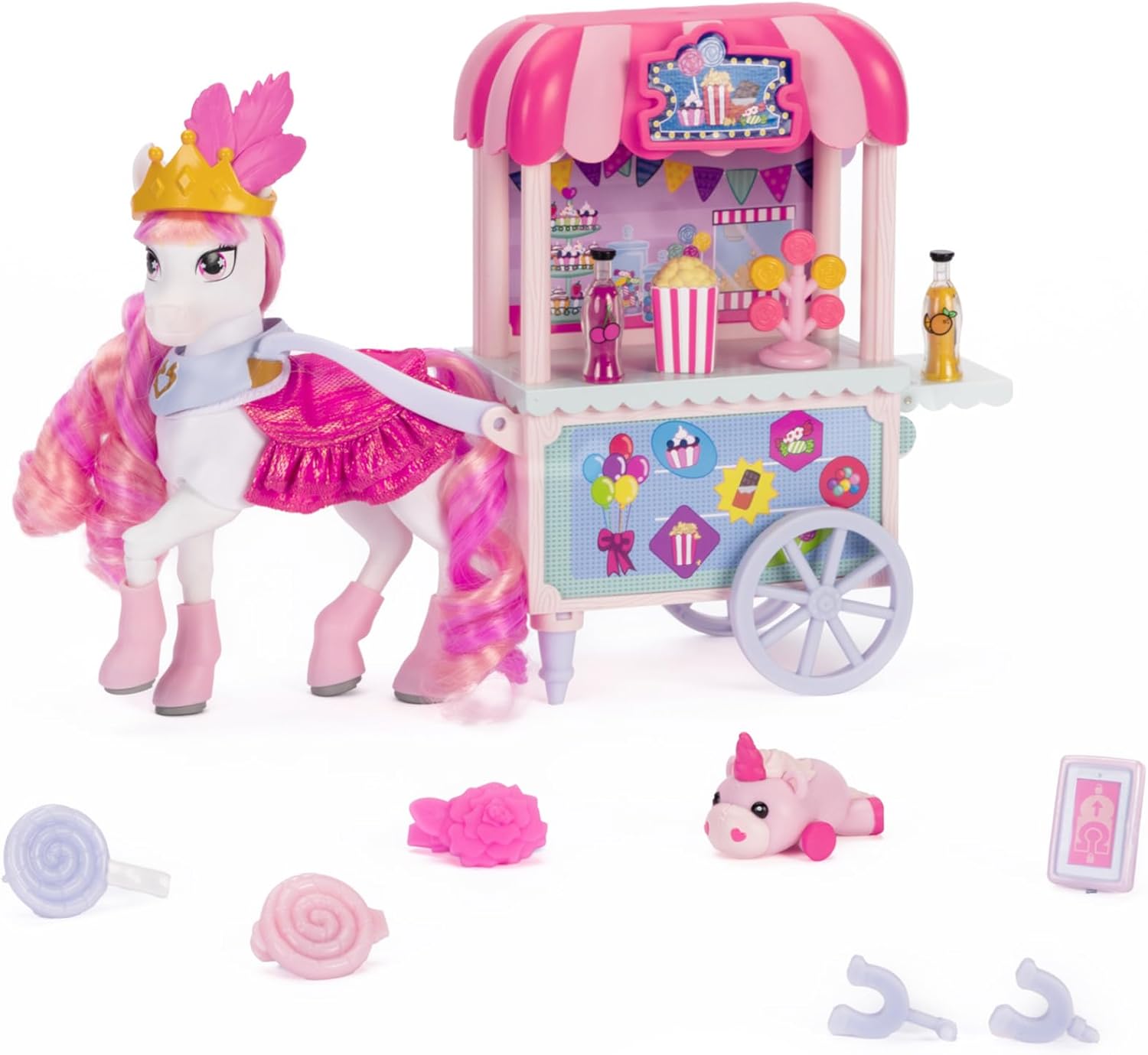 JAKKS 72328 CARRETTO CON CAVALLO LINA PARK DI CANRI