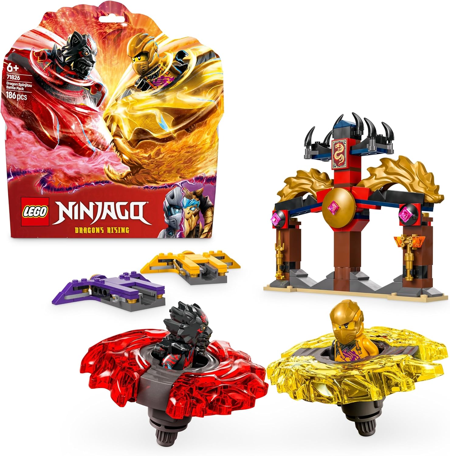 LEGO 71826 BATTLE PACK DRAGHI DELLO SPINJITZU NINJAGO