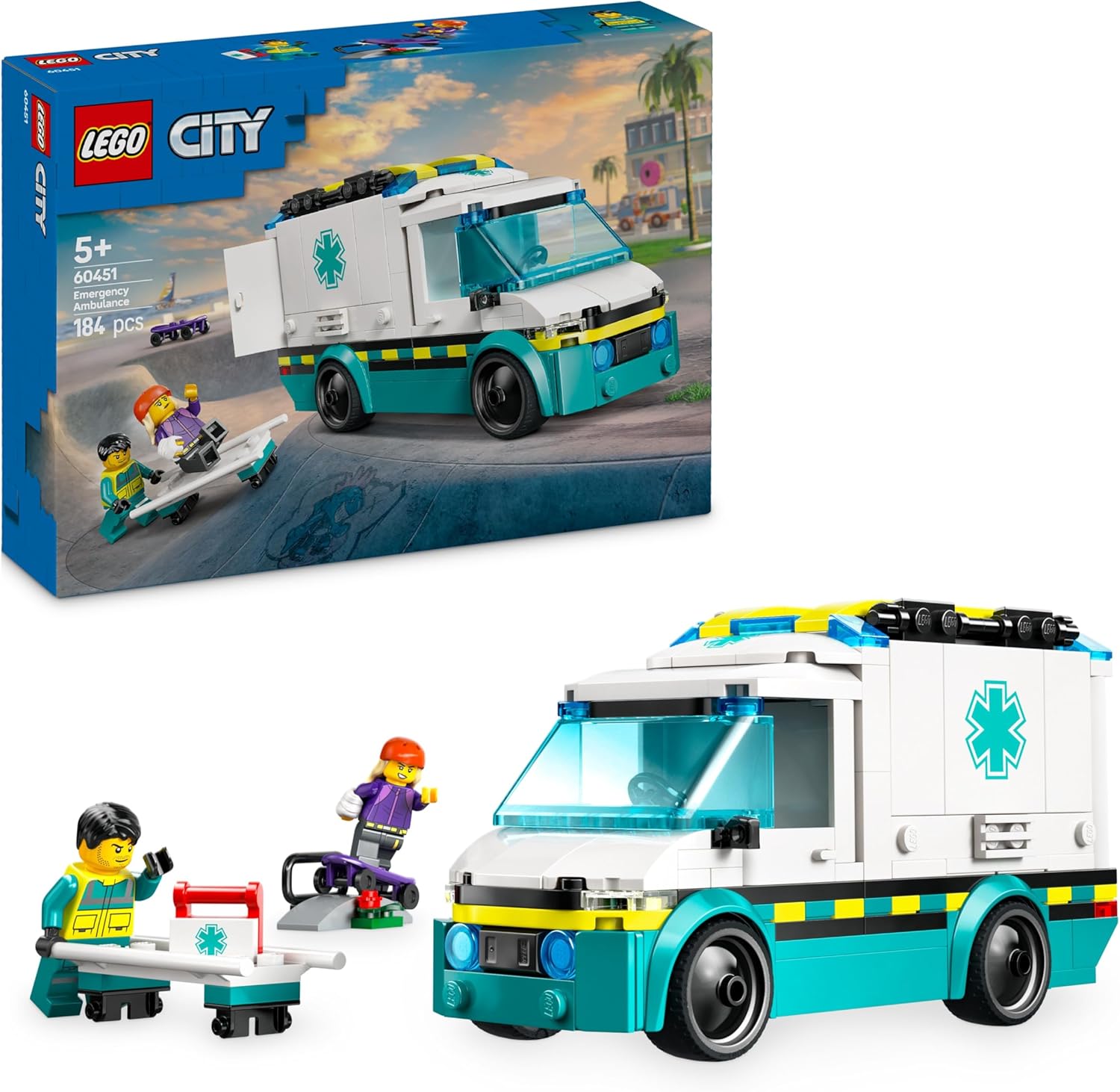 LEGO 60451 AMBULANZA DI EMERGENZA CITY