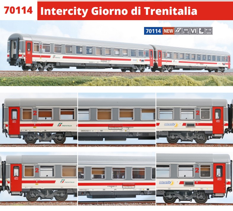 ACME 70114 SET AGGIUNTIVO INTERCITY GIORNO DI TRENTIALIA