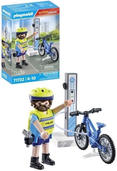 PLAYMOBIL 71732 POLIZIOTTO IN BICICLETTA