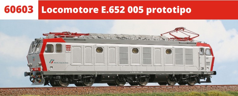 ACME 60603 LOCOMOTIVA ELETTRICA E652.005 MERCITALIA FS