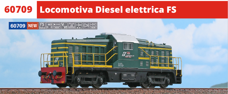 ACME 60709 FS LOCOMOTIVA DIESEL D143 3090