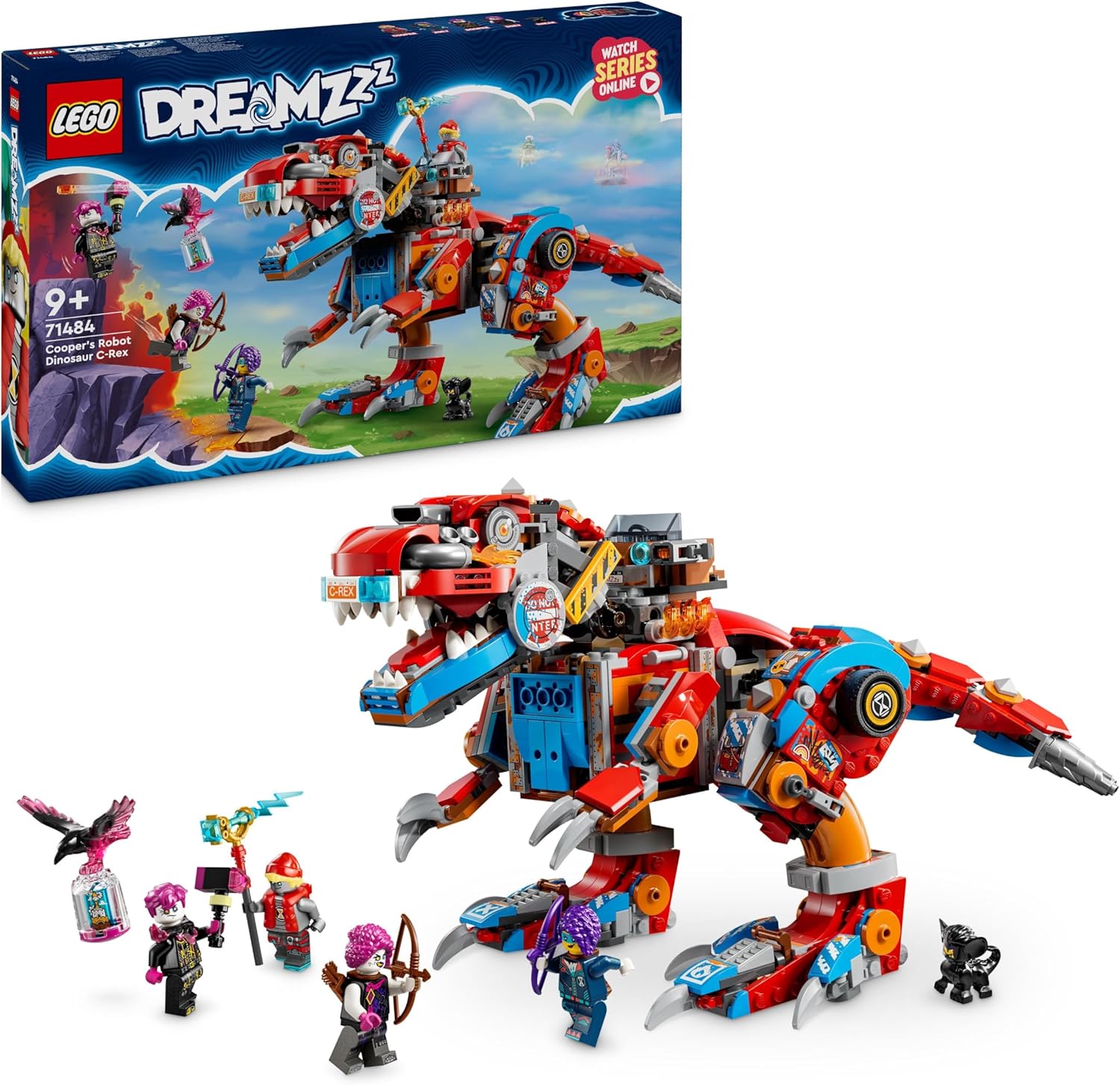 LEGO 71484 DINOSAURO ROBOT C-REX DI COOPER DREAMZ