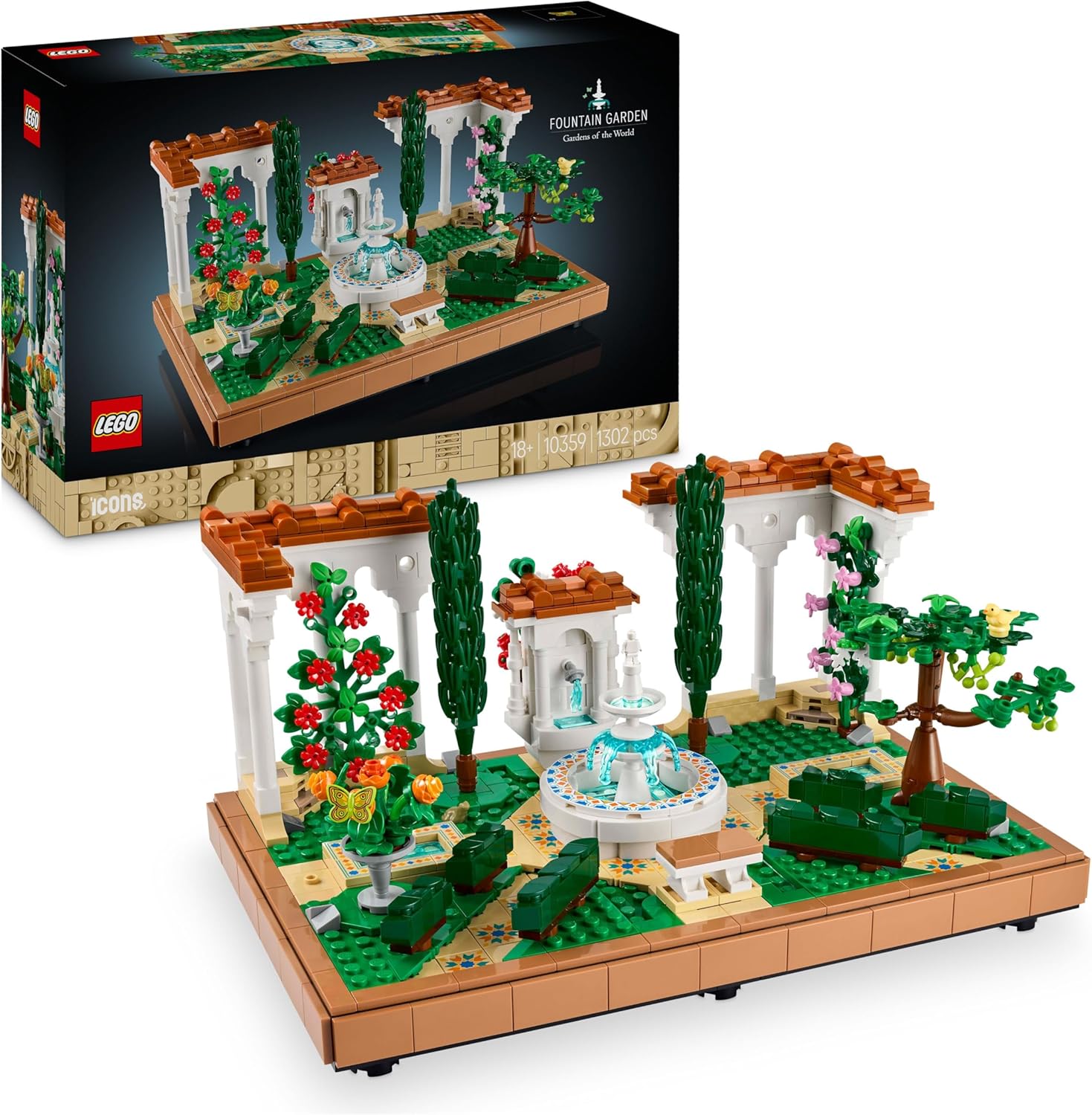 LEGO 10359 IL GIARDINO DELLA FONTANA ICONS