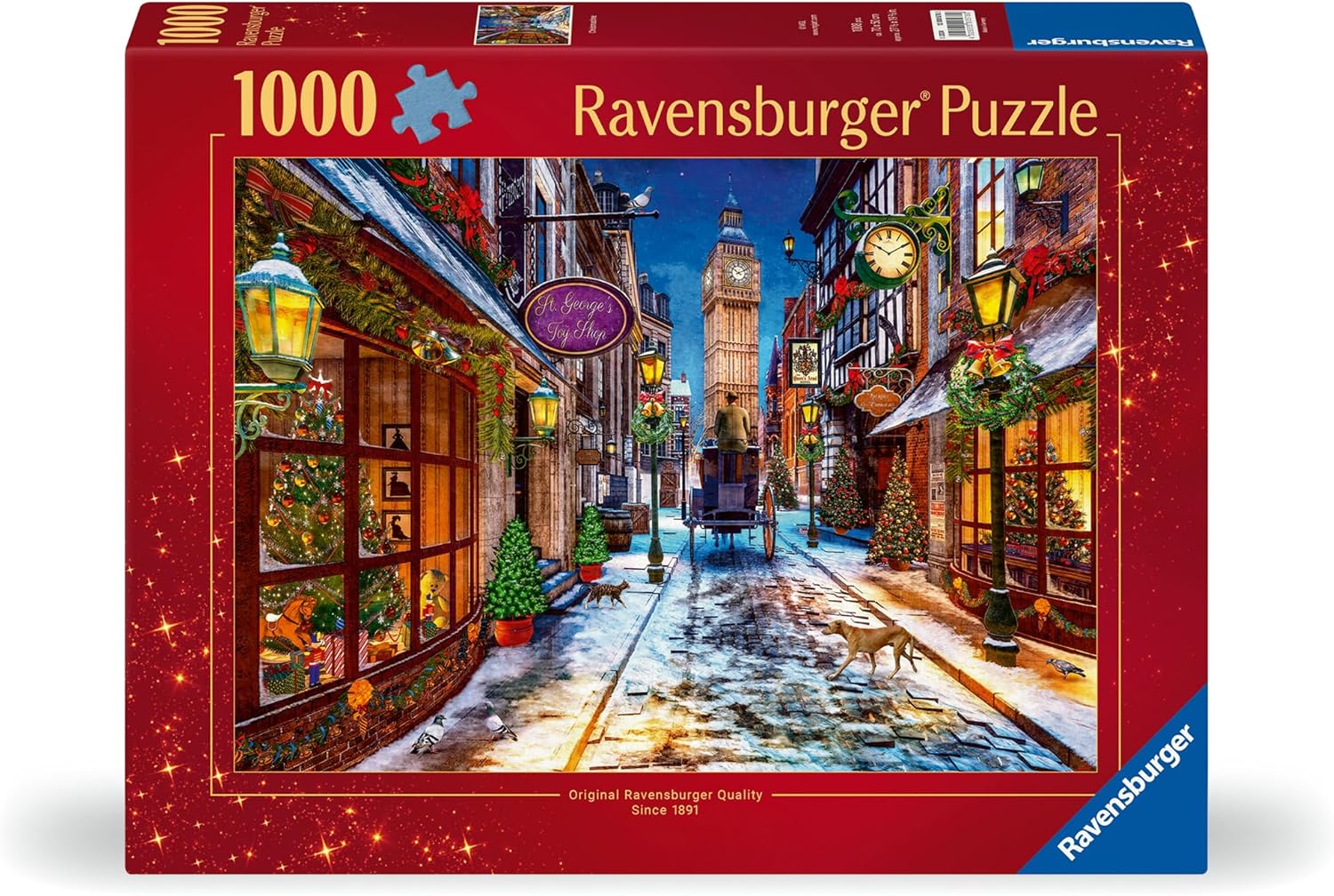 RAVENSBURGER 00578 PUZZLE DA 1000 PZ. ARIA DI NATALE