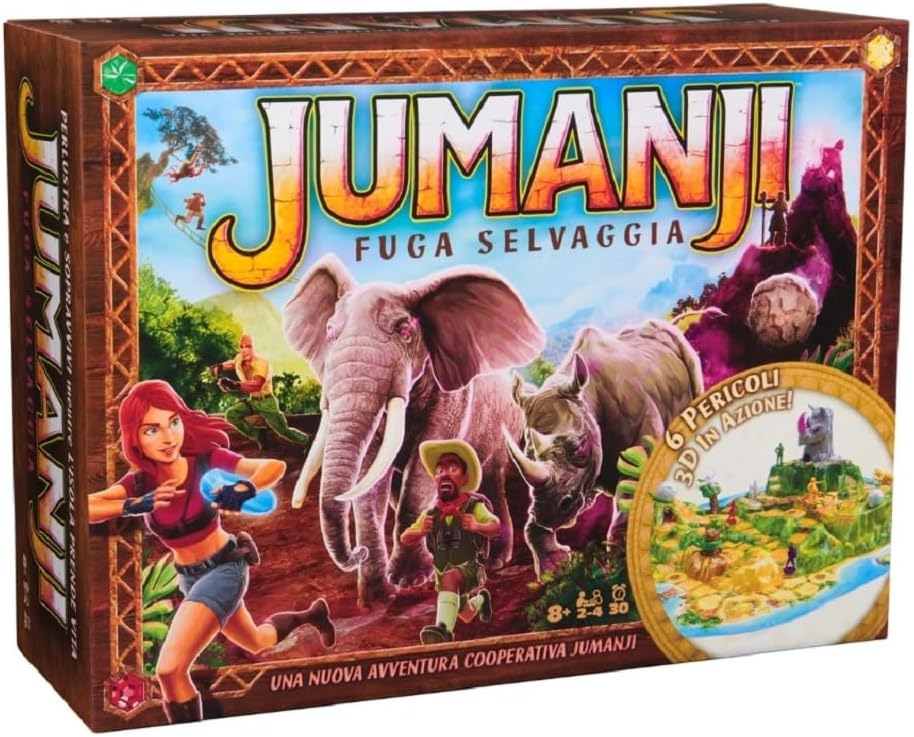 SPINMASTER 6070930 JUMANJI FUGA SELVAGGIA