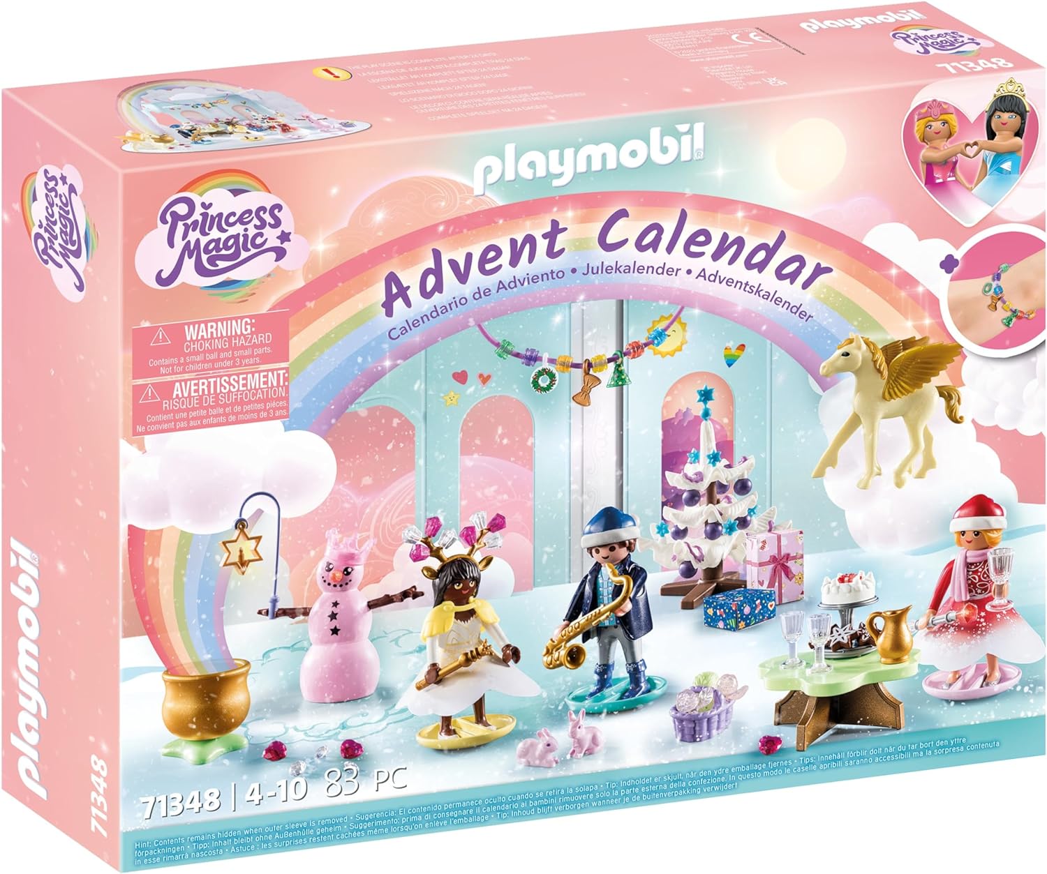 PLAYMOBIL 71348 CALENDARIO DELL'AVVENTO NATALE SOTTO L'ARCOBALENO