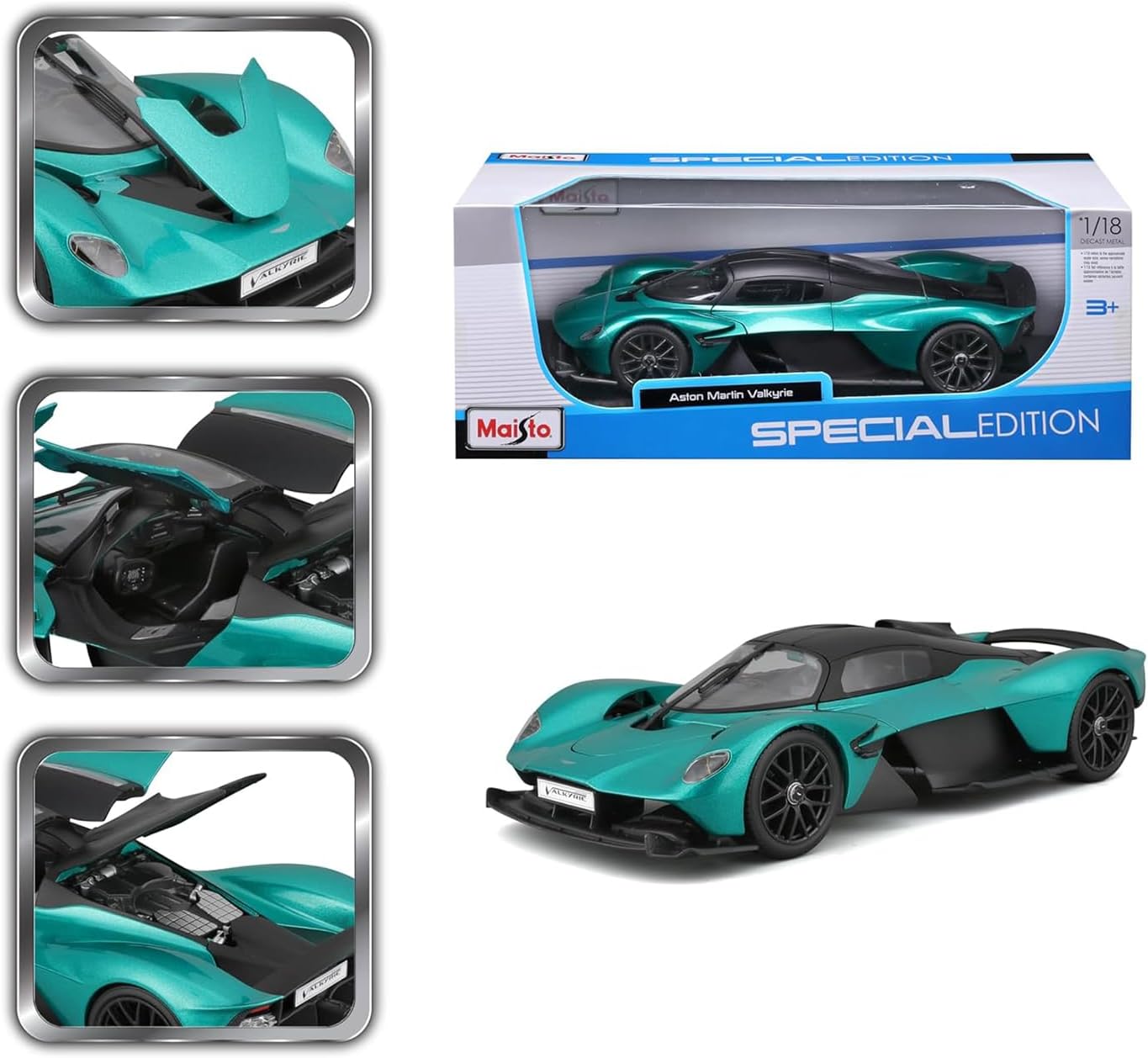 MAISTO 31465G ASTON AMRTIN VALKYRIE SCALA 1/18