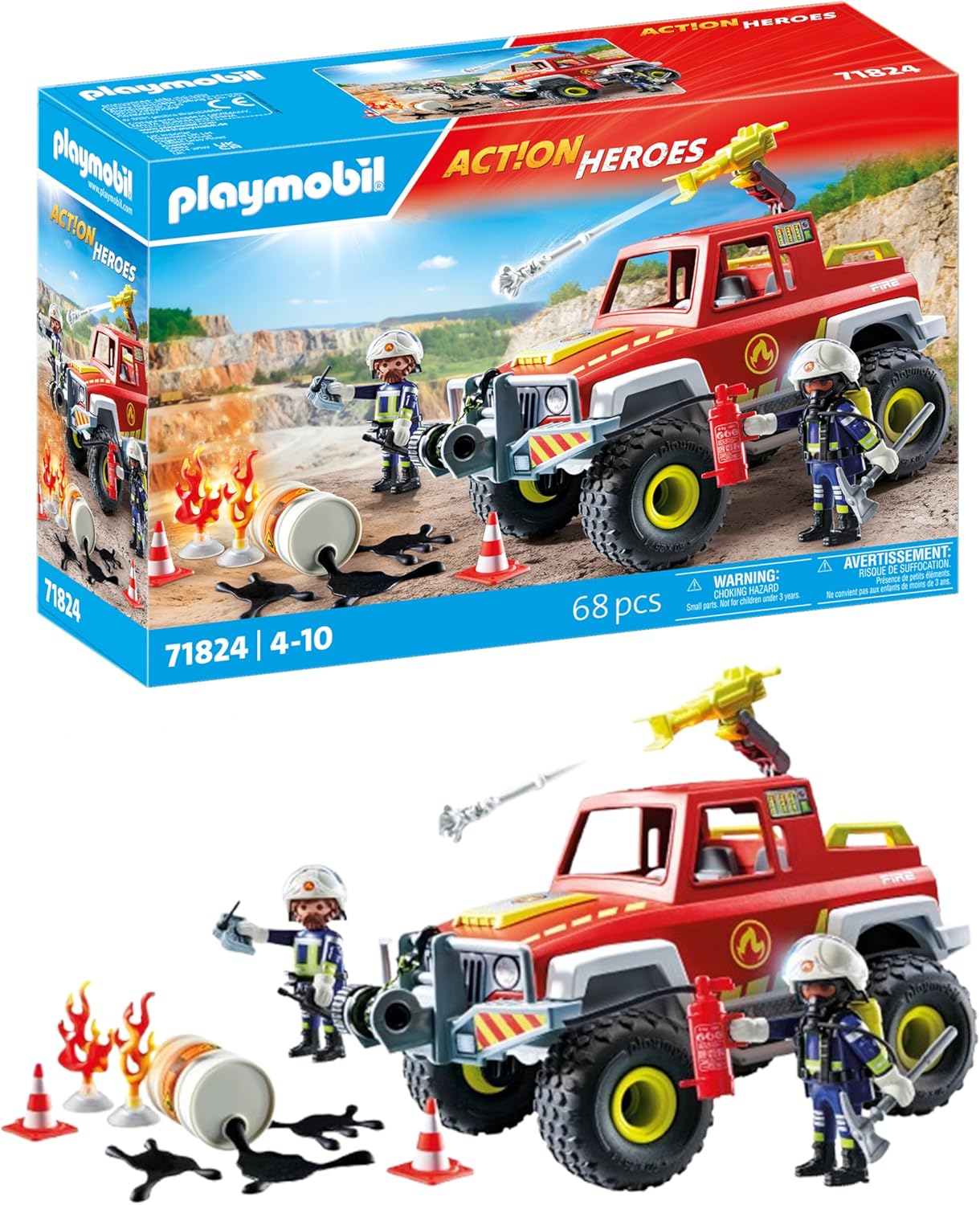 PLAYMOBIL 71824 PICK UP DEI POMPIERI