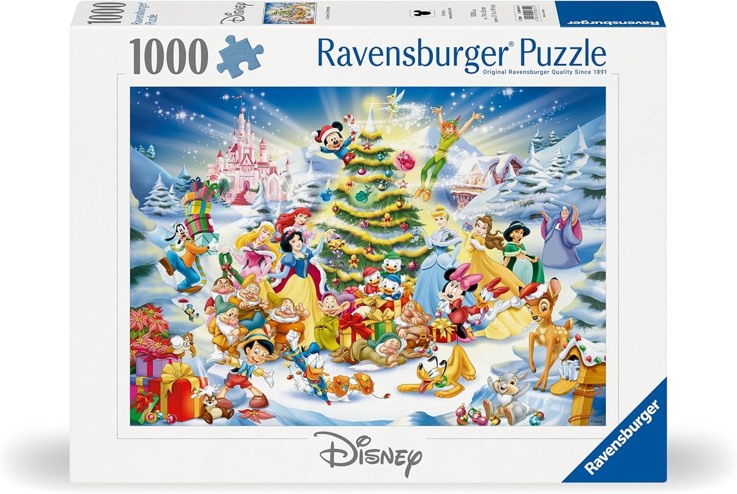 RAVENSBURGER 00651 PUZZLE DA 1000 PZ. NATALE CON DISNEY