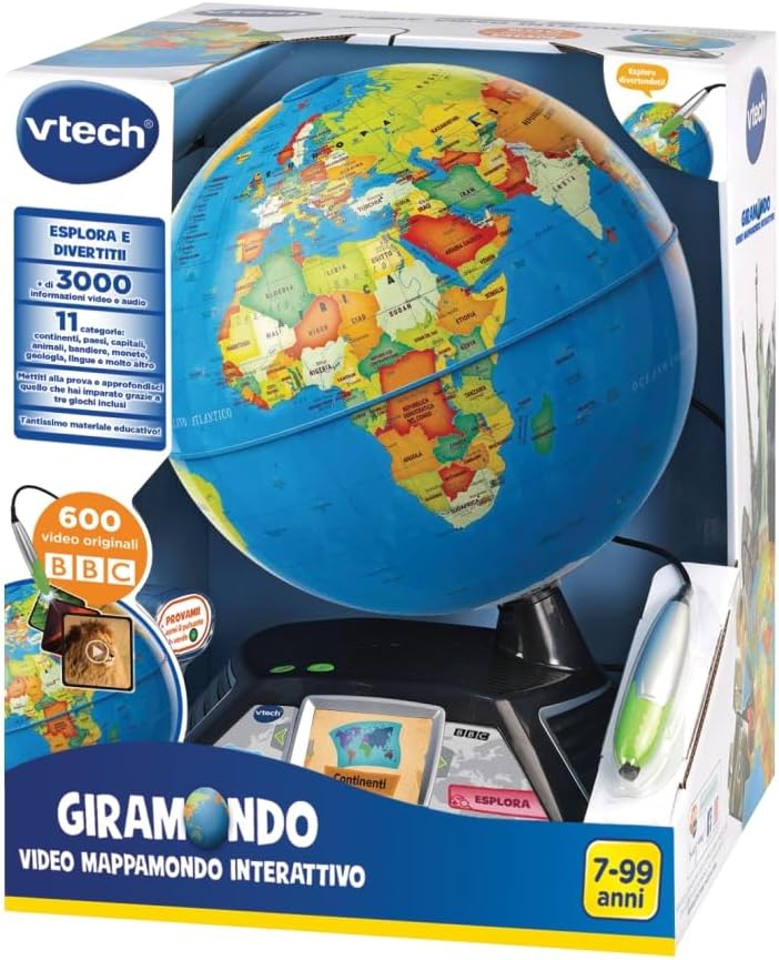 VTECH 605407 GIRAMONDO VIDEO MAPPAMONDO