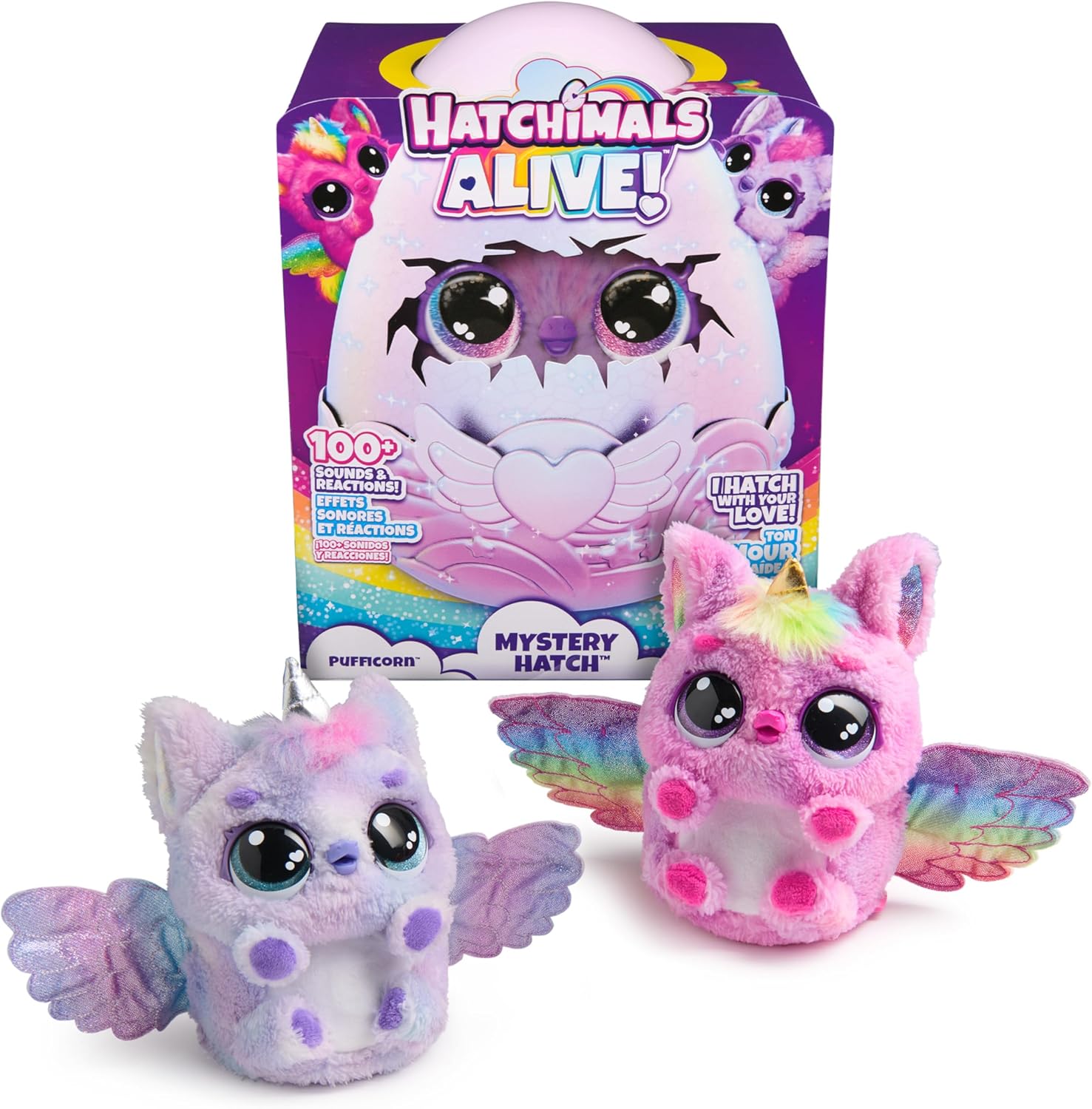 SPINMASTER 6069132 HATCHIMALS ALIVE MAGICO UOVO PUFFICORN