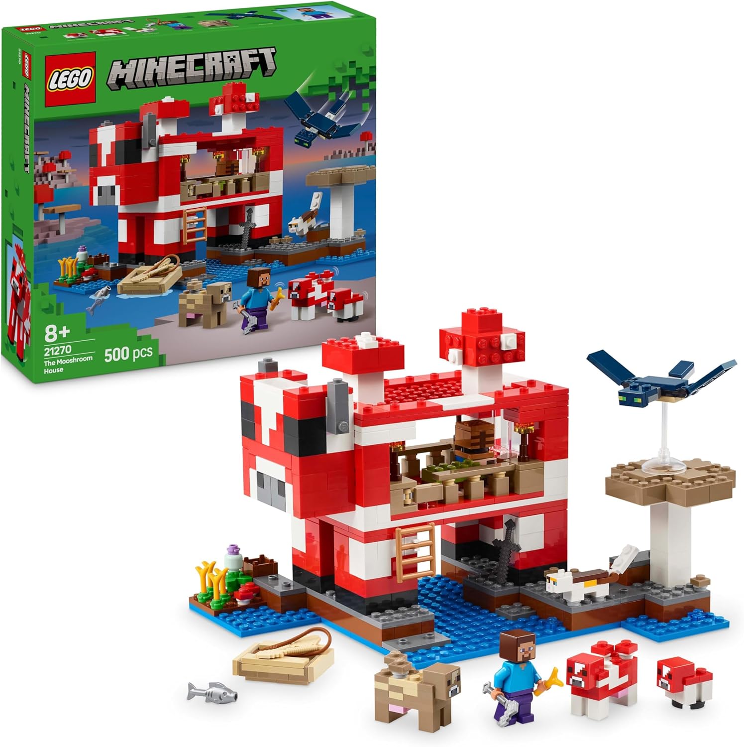 LEGO 21270 LA CASA DEL MOOSHROOM MINECRAFT