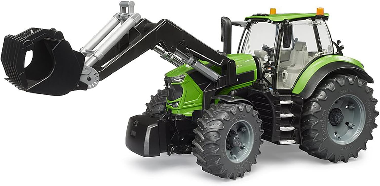 BRUDER 03161 TRATTORE DEUTZ 8280 TTV CON BENNA