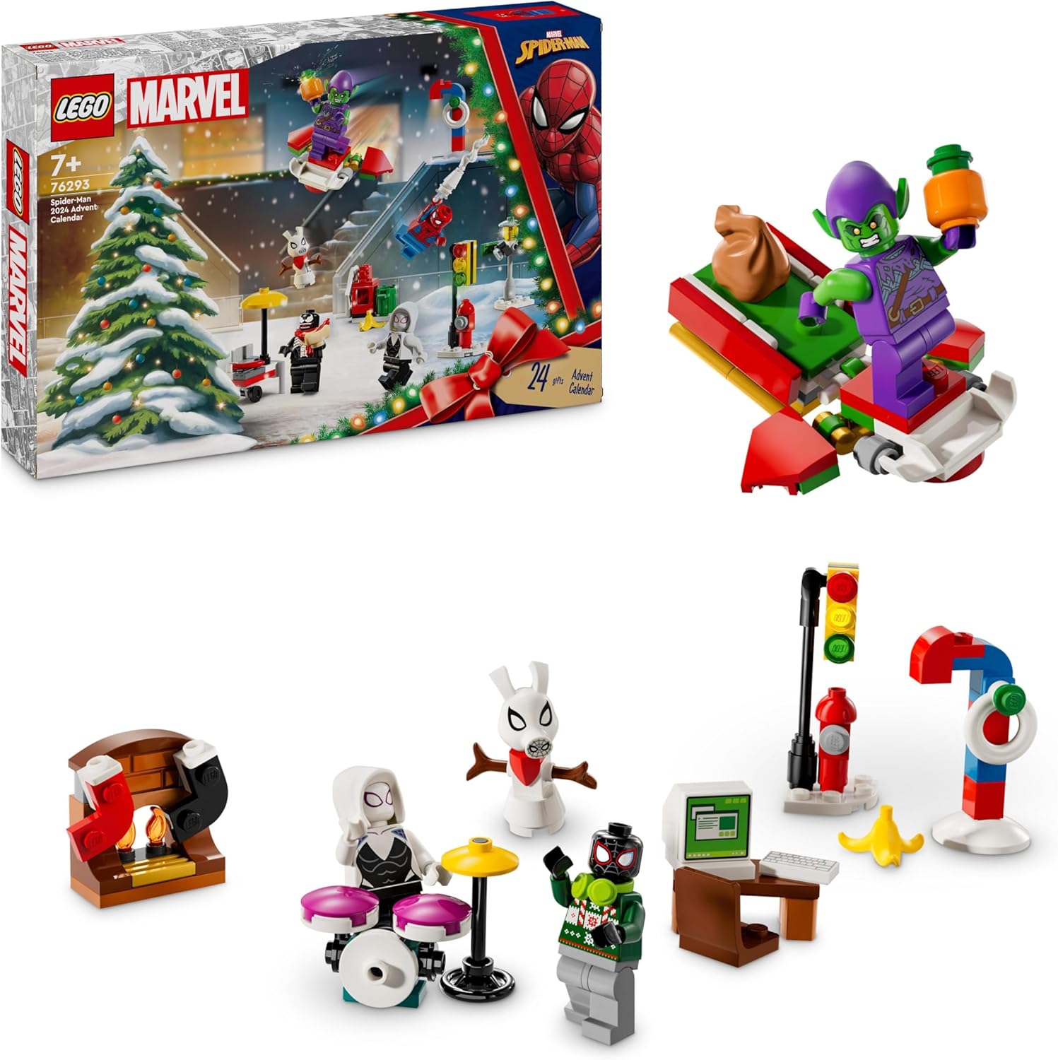 LEGO 76293 CALENDARIO DELL'AVVENTO SPEDERMAN MARVEL