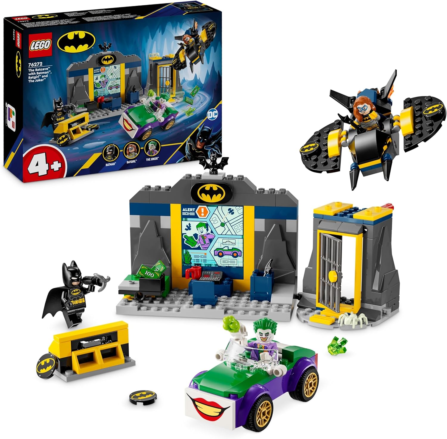 LEGO 76272 BATCAVERNA CON BATMAN BATGIRL E THE JOCKER SUPER HEROES