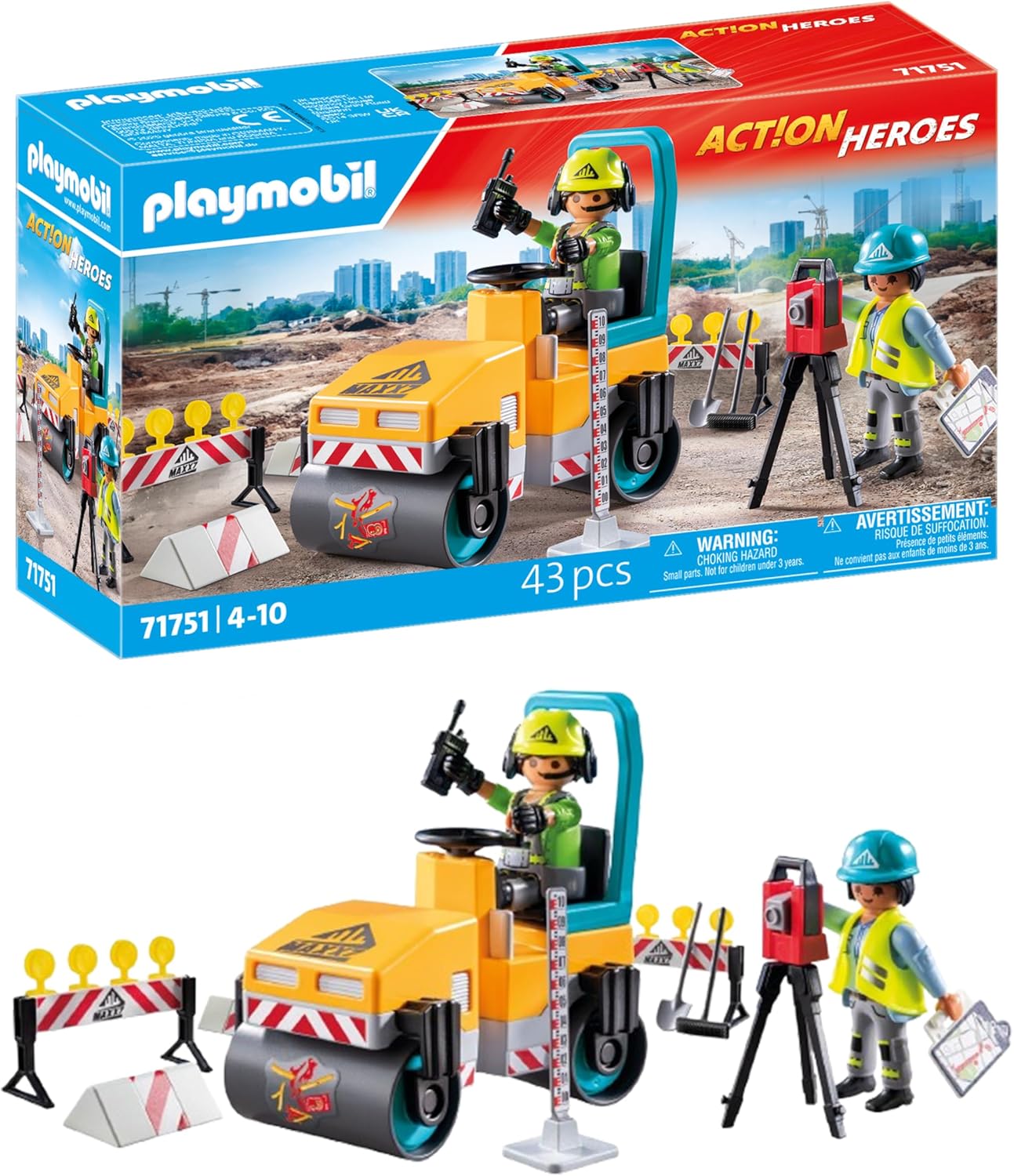 PLAYMOBIL 71751 CANTIERE STRADALE