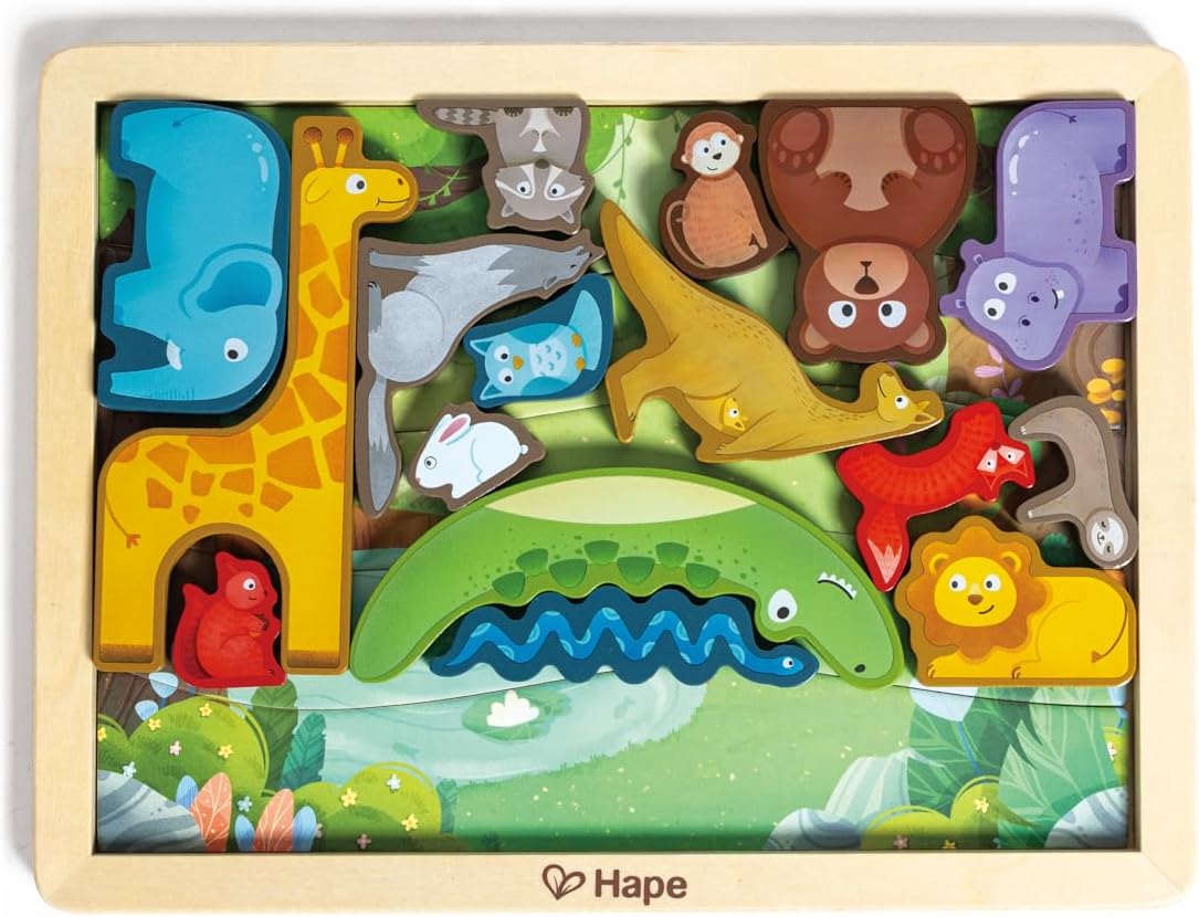 HAPE E1656 PUZZLE REGNO ANIMALE