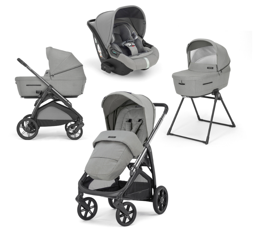 INGLESINA SYSTEM APTICA DARWIN RECLINE SATIN GREY