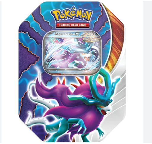 GAMEVISION PK60491A POKEMON TIN SCONTRO APRADOSSALE ACUEFRESCHE