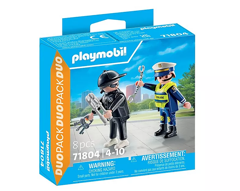 PLAYMOBIL 71804 POLIZIOTTO E SCASSINATORE