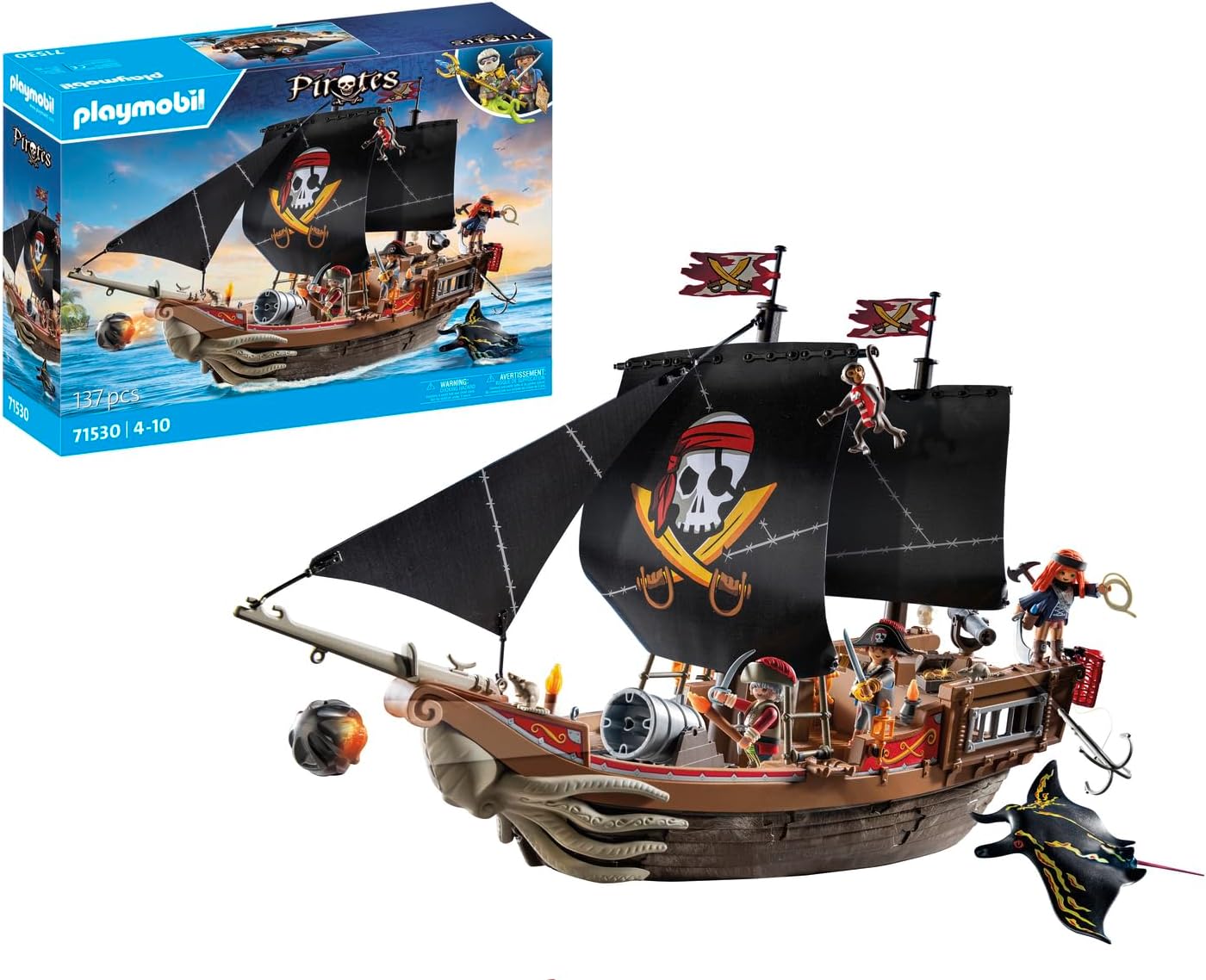 PLAYMOBIL 71530 GALEONE DEI PIRATI