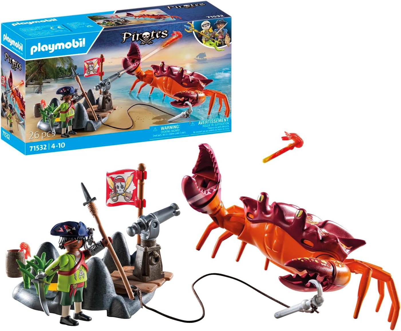 PLAYMOBIL 71532 PIRATA E MOSTRO MARINO