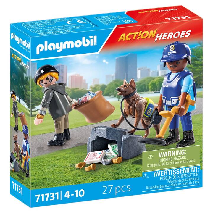 PLAYMOBIL 71731 UNITA' CINOFILA DELLA POLIZIA