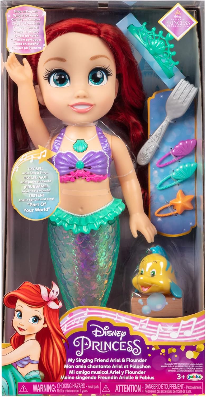 JAKK 224926 DISNEY PRINCESS LA MIA PRIMA ARIEL CANTANTE CM.38