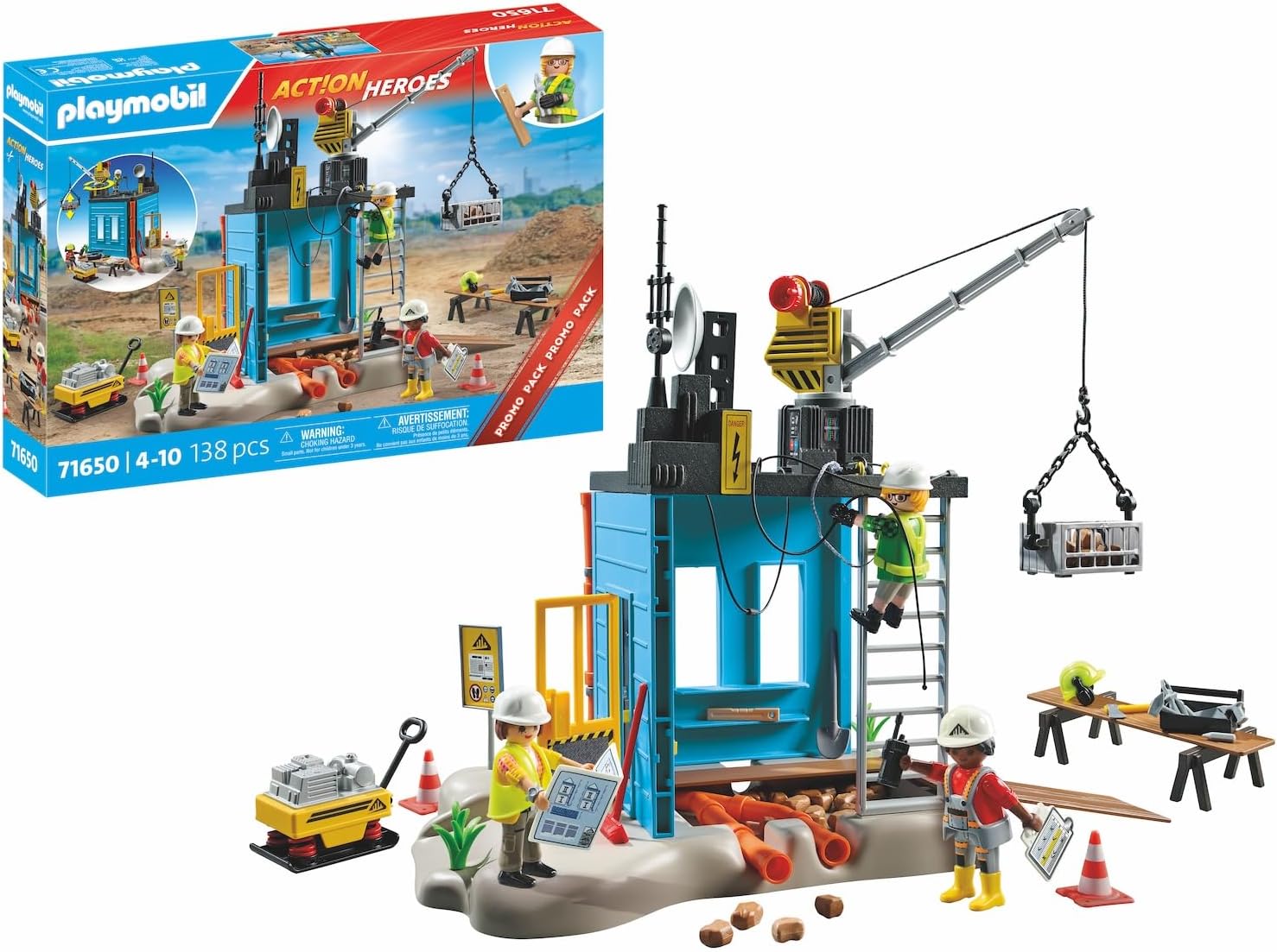 PLAYMOBIL 71650 CANTIERE