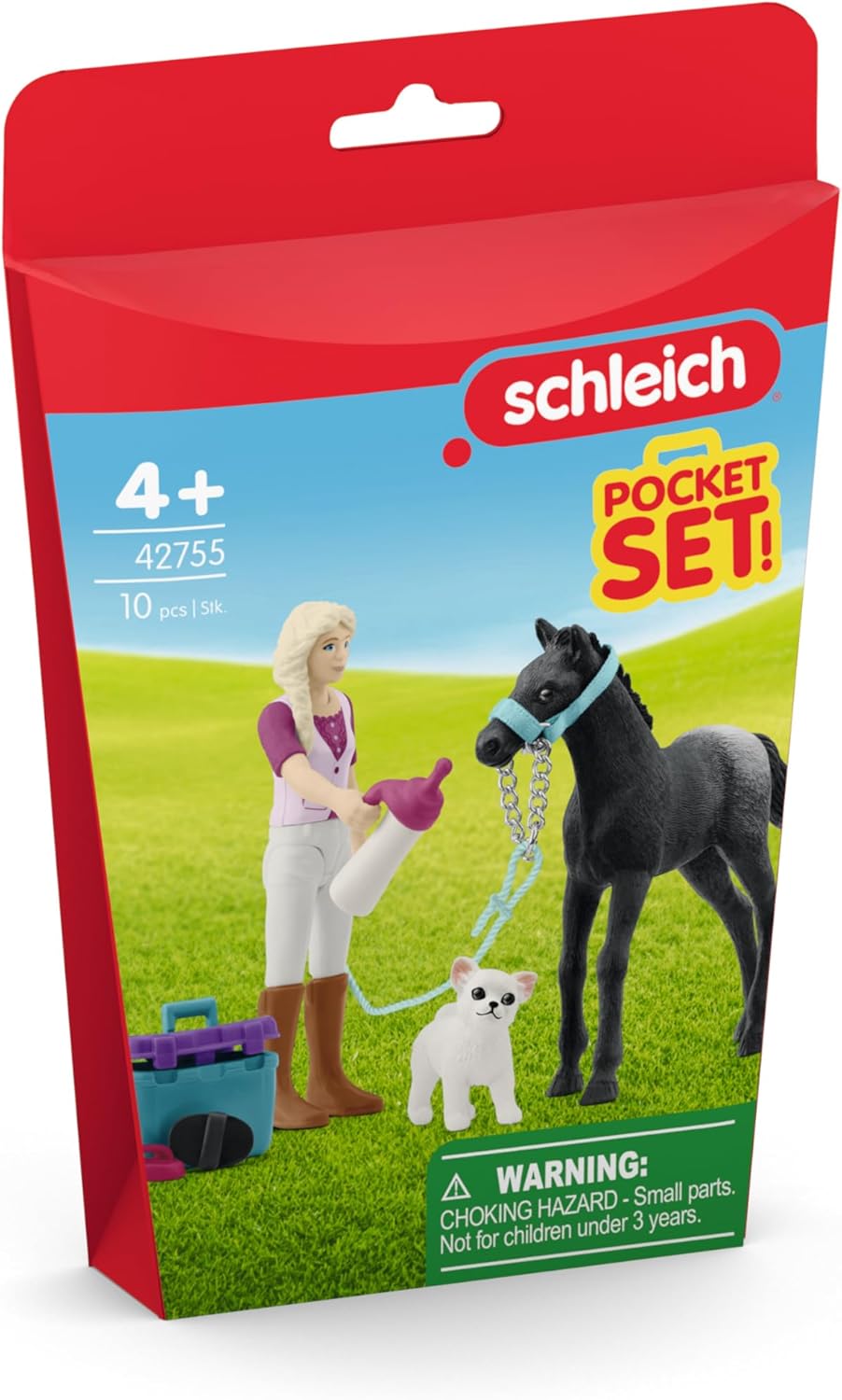 SCHLEICH 2542755 SET PER LA CURA DEI PULEDRI