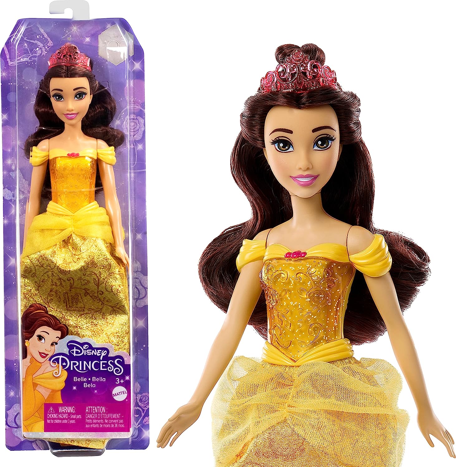 MATTEL HLW11 BAMBOLA PRINCIPESSA DISNEY BELLE