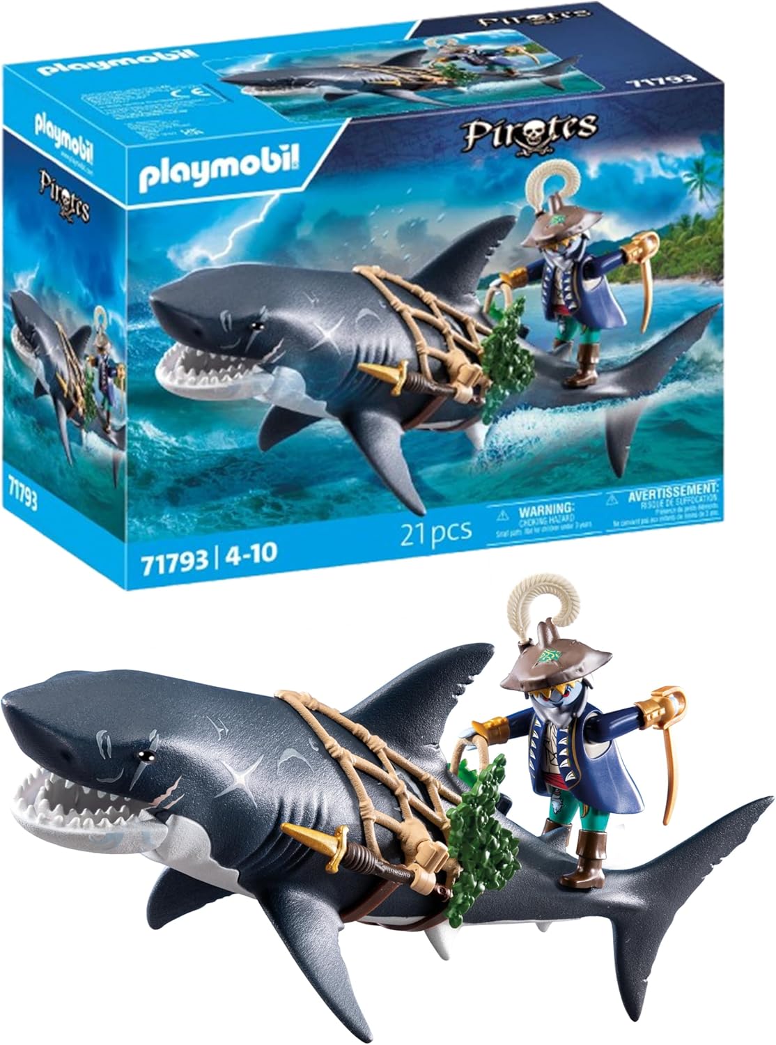 PLAYMOBIL 71793 PIRATA E SUQALO GIGANTE