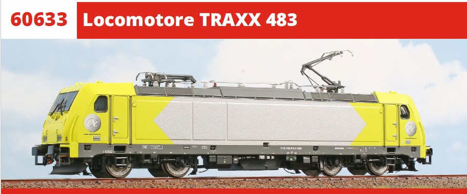 ACME 60633 LOCOMOTIVA TRAXX 483.014 IN LIVREA ALPHA TRAINS