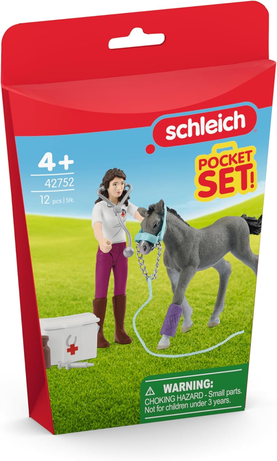 SCHLEICH 2542752 LA SIGNORA KRAMER CON IL PULEDRO