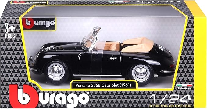 BURAGO 1822078 PORSCHE 356B CABRIOLET 1961