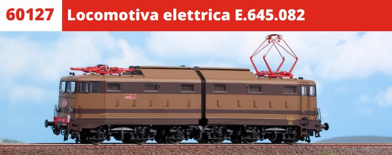 ACME 60127 LOCOMOTORE E645.082 CAST/ISAB DL MILANO SM EP.IV