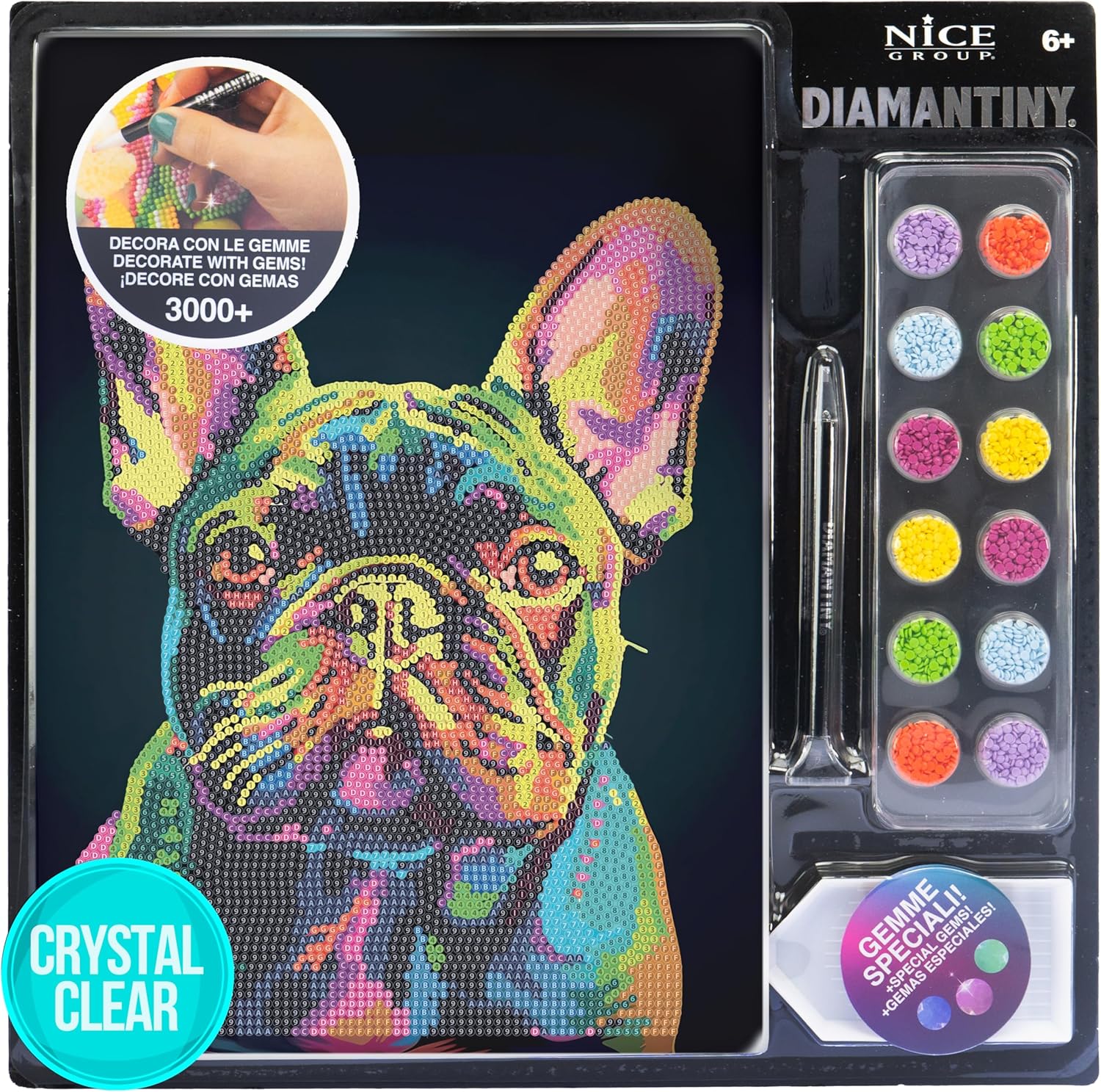 NICE 96023 DIAMANTINY LEVEL  UP POP FRENCH BULLDOG