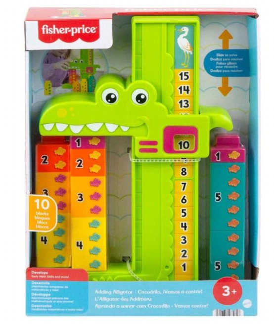 FISHER PRICE JCT13 COCCODRILLO CONTA E SOMMA