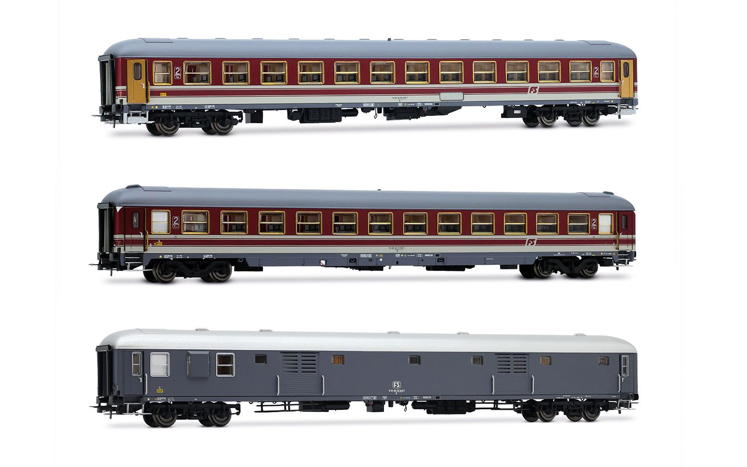 HORNBY HR4362 SET 3 CARROZZE "ALPEN EXPRESS"