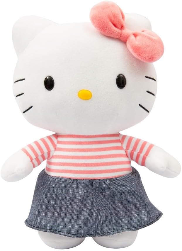 GIOCHI PREZIOSI HKT13100 HELLO KITTY PLUSH CM. 30 DENIM SKIRT