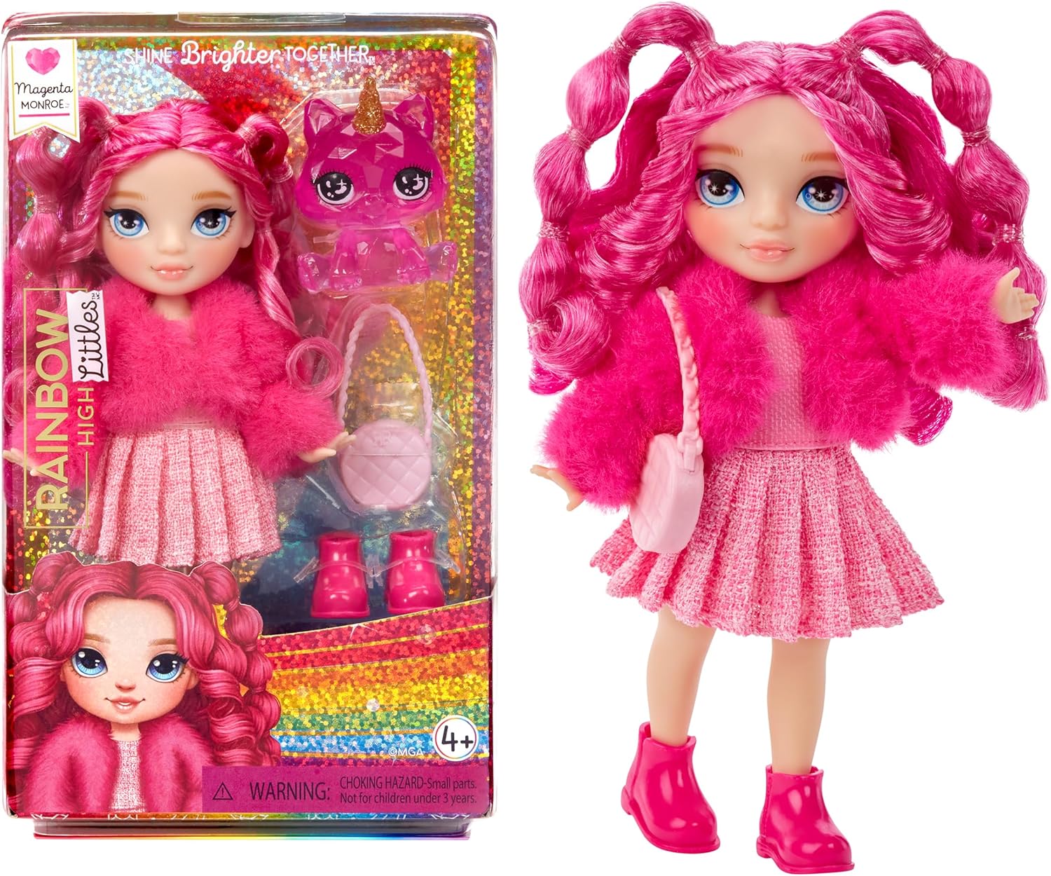 MGA 531180 RAINBOW HIGH LITTLE DOLL MAGENTA ROSA