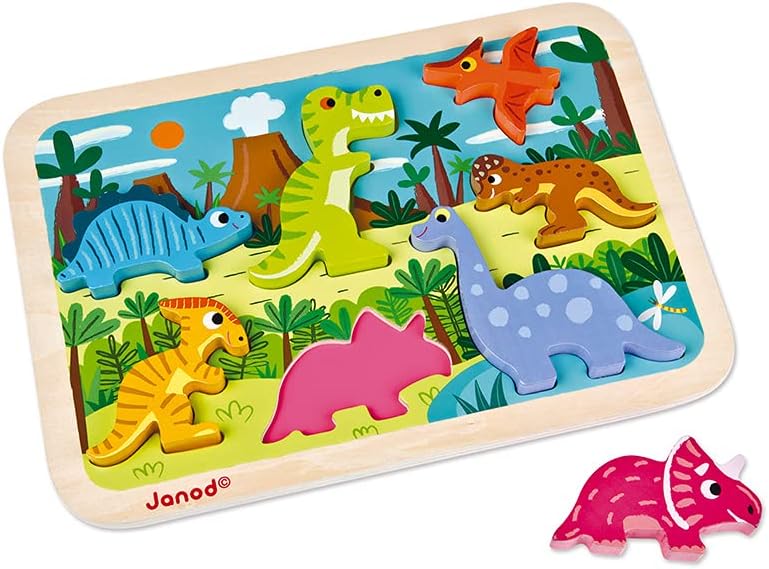 JANOD J07054 CHUNKY PUZZLE DINOSAURI