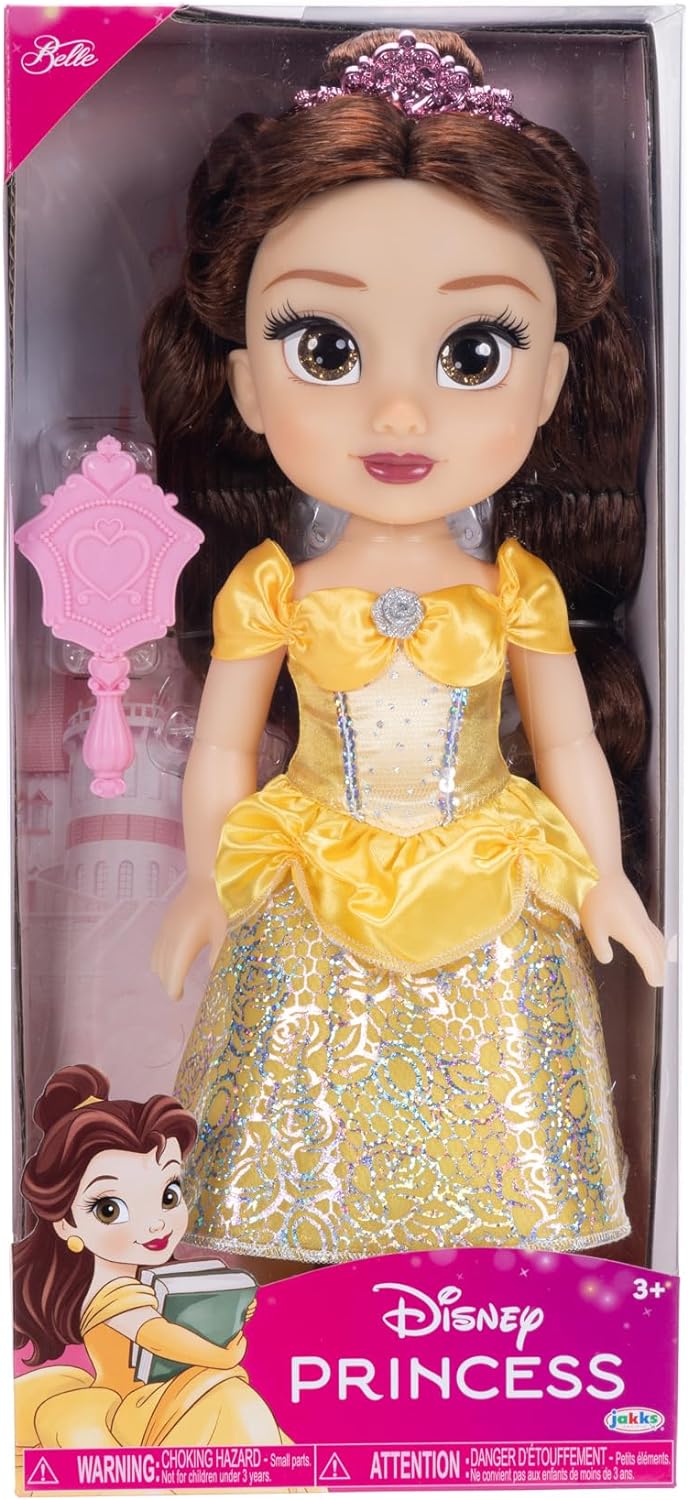 JAKKS 23013 DISNEY PRINCESS BAMBOLA BELLE CM.38