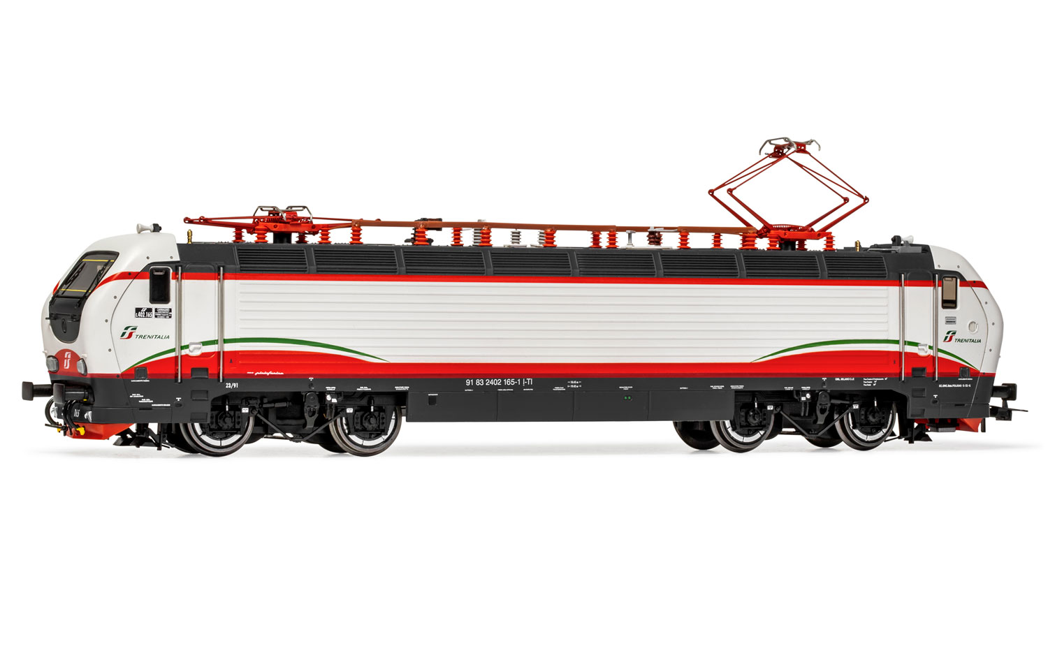 HORNBY HR2805D LOCOMOTIVA ELETTRICA E402B 165 FRECCIABIANCA DCC DECODER